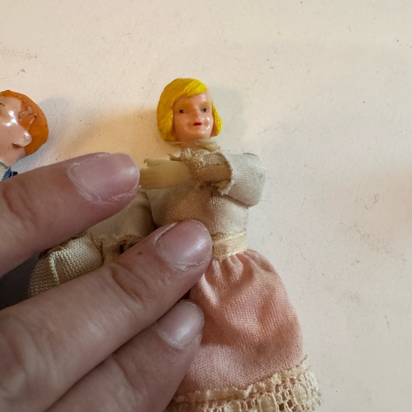 Vintage Rare 80s G Pierce Toys GPT Dollhouse Modern Family Bendable Dolls - Picture 6 of 8